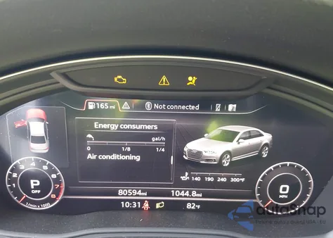 2018 Audi A4 2.0T Premium/2.0T Tech Premium from USA, damaged, VIN WAUENAF48JA058244